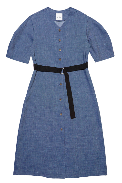 [고원희 착용]5044 Flynn Robe Dress (m/blue)